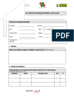 Application Form - Contract Farming Facilitator & Coach 2022....