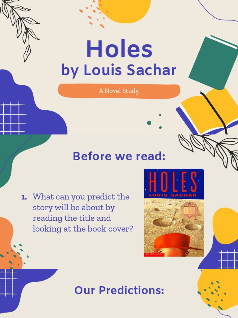 Holes Novel Study PDF