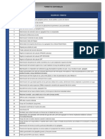 Lista de Formatos Excel Disponibles Nov-22