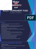 PUBG TOURNAMENT RULES