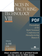 K Case, S T Newman - Advances in Manufacturing Technology VIII - Proceedings of 10th National Conference On Manufacturing Research (Advances in Industrial Ergonomics and Safety) - CRC Press (1994)
