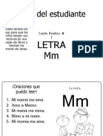 Libro Del Estudiante Letra M