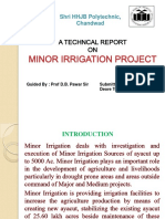 Wre Minor Irrigation Presentation Tejas