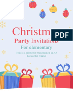 Christmas Party Invitations For Elementary by Slidesgo