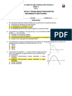 Tarea 04 - Movimiento Rectilíneo