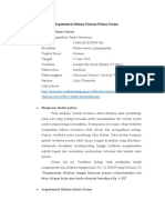 Argumentasi Hukum Putusan Pidana Umum