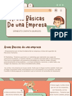 Areas Basicas de Una Empresa - Ernesto Zapata Burgos