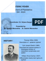 Enteric Fever - Paediatrics