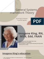 Kings General Systems Framework Theory