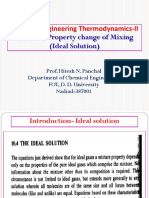 Lecture-6 Property Change of Mixing-Ideal Solution