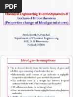 Lecture-5 Gibbs Theorem-Ideal Gas Mixtures