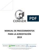 Manual de Procedimientos, 2019