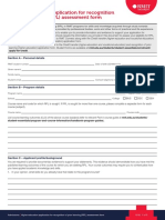 Credit Transfer Assessment Form RPL He