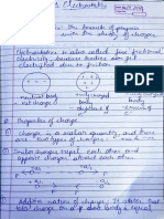 Electrostatics unit 1 