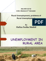 Unemplyment in Rural Areas