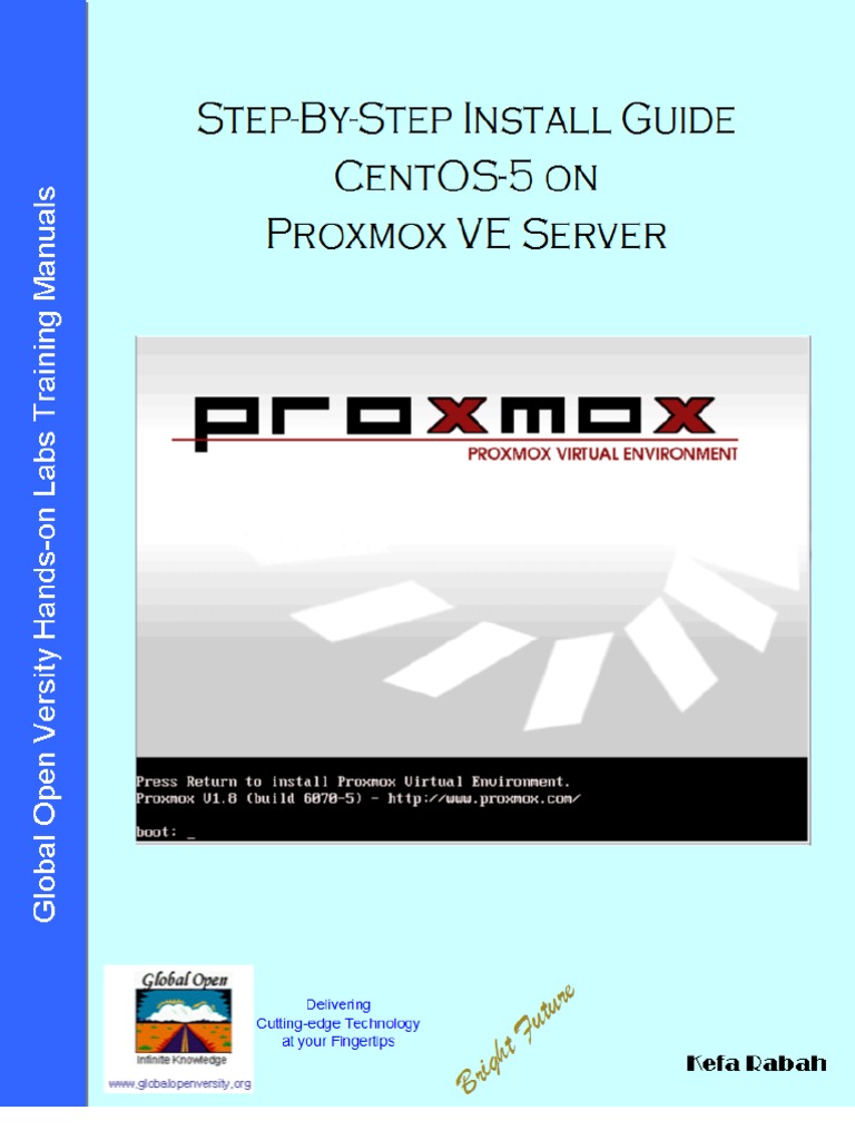 Step-By-Step Install Guide CentOS-5 On Proxmox VE | PDF ...