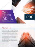 Thriving Skills Brochure August 2022 - General