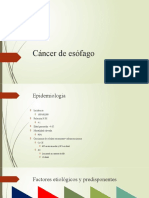 Cancer de Esofago