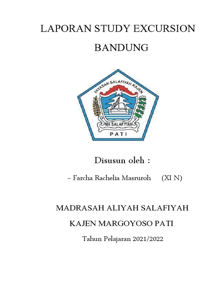 Laporan Study Excursion | PDF | Perjalanan