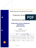 02 EPA EP72 GL 0052 Underwater Services Equipment Specification