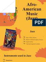 Afro-American Music Jazz