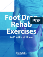 10 Foot Drop Exercises for Home Therapy