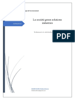 Rapport de Sortie Valorisation de Déchet