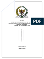 Laporan Kunjungan Kerja Spesifik Komisi V DPR Ri Dalam Rangka Peninjauan Infrastruktur Jalan Tol Provinsi Jawa Barat Tanggal 19 - 21 November 2020