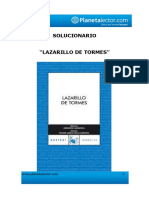 Solucionario Lazarillo de Tormes (Ed. Austral)
