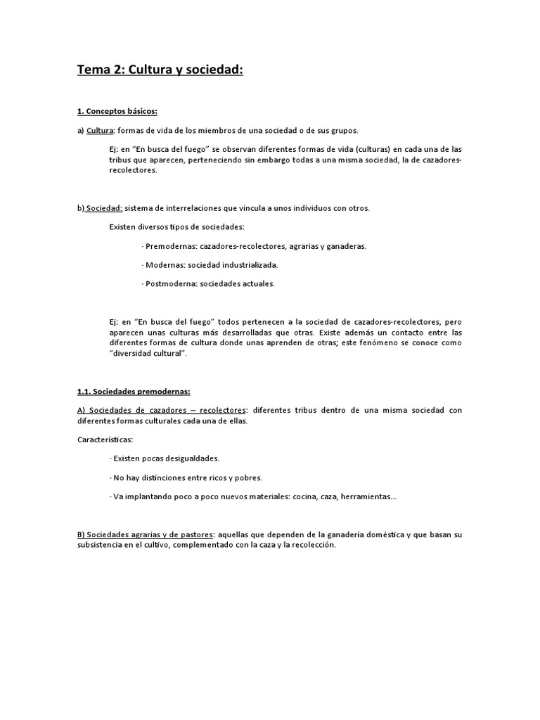 Tribus de cazadores-recolectores y cultura | PDF | Sociedad | Cazador ...