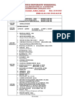 Revised UG BA, BAL, BBA, BCA, B.Com, B.SC, B.Voc II, IV & VI Semester Examinations Final Time Table List - 2022