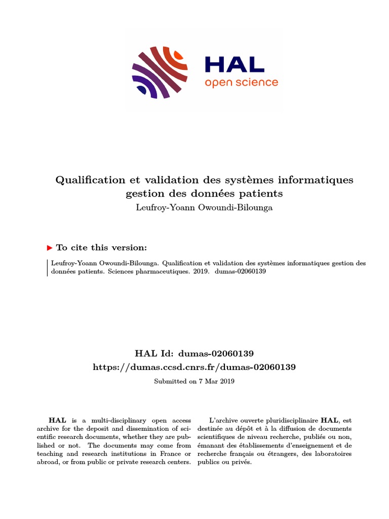 Qualification & Validation | PDF | Informatique | Système d'information