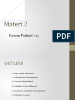 Konsep Probabilitas