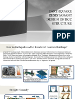 Earthquake Resistanant Design of RCC Structure: Sadique Nayyer 19BAT1033 B.Arch 4 (SFS) D/O Arch, Jmi