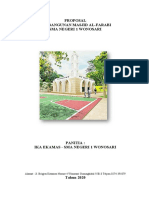 Proposal Pembangunan Masjid Al-Farabi Sma Negeri 1 Wonosari
