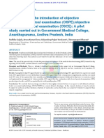 Perceptions of The Introduction of Objective Struc