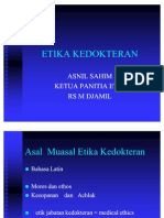 Etika Kedokteran