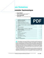 Systemes Non Linéaires - Méthode Du Premier Harmonique (1)