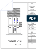 Tampak Belakang: SKALA 1: 100