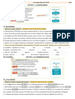 5e G10 Grammaire Les Expansions Du Nom ELEVE