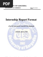 Download Internship Report Format by rahaib_honey SN61366239 doc pdf