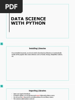 2) Data Science With Python