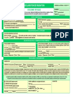 Declaration de Radiation: Cerfa