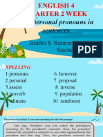 Using Personal Pronouns