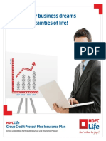 HDFC Life Group Credit Protect Plus Insurance Plan