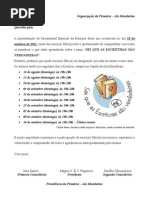 Carta Aos Pais - Sacramental Especial