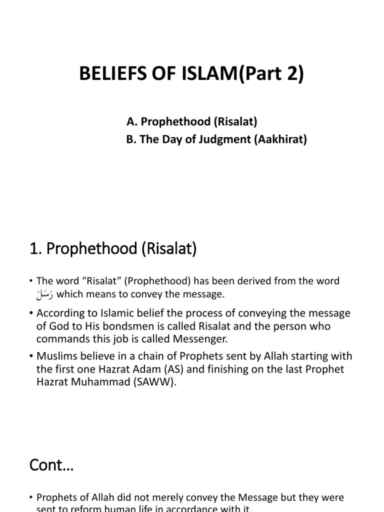 Lecture 3 | PDF | Prophets And Messengers In Islam | Revelation