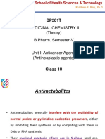 BPharm - Semester V - Med Chem II - Class 10