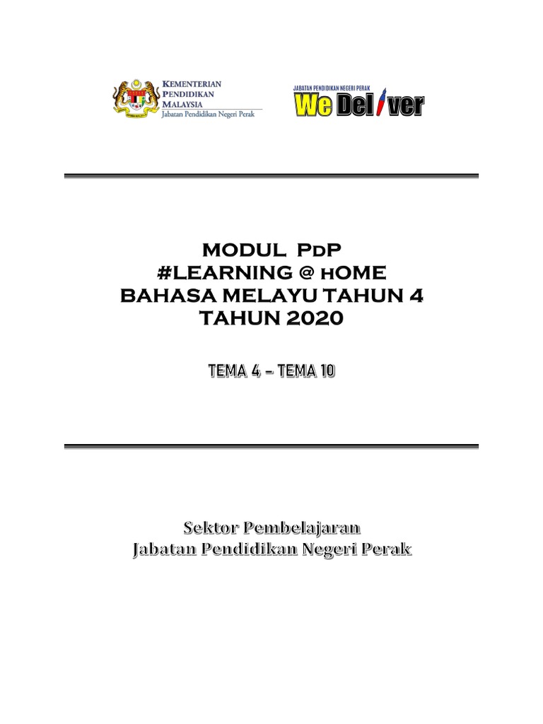 Modul Learning at Home BM SK Tahun 4 | PDF