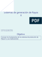 Fundamentos de sistemas de generación de Rayos X